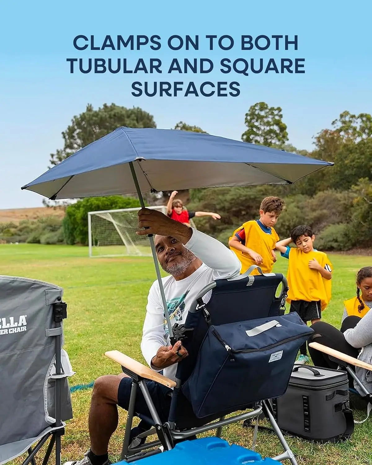 Portable Sun Shade Umbrella with Clamp – UPF 50+ | 360° Adjustable