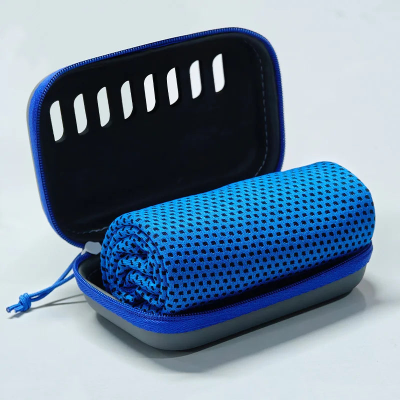 Camping Cooling Towels with EVA Case