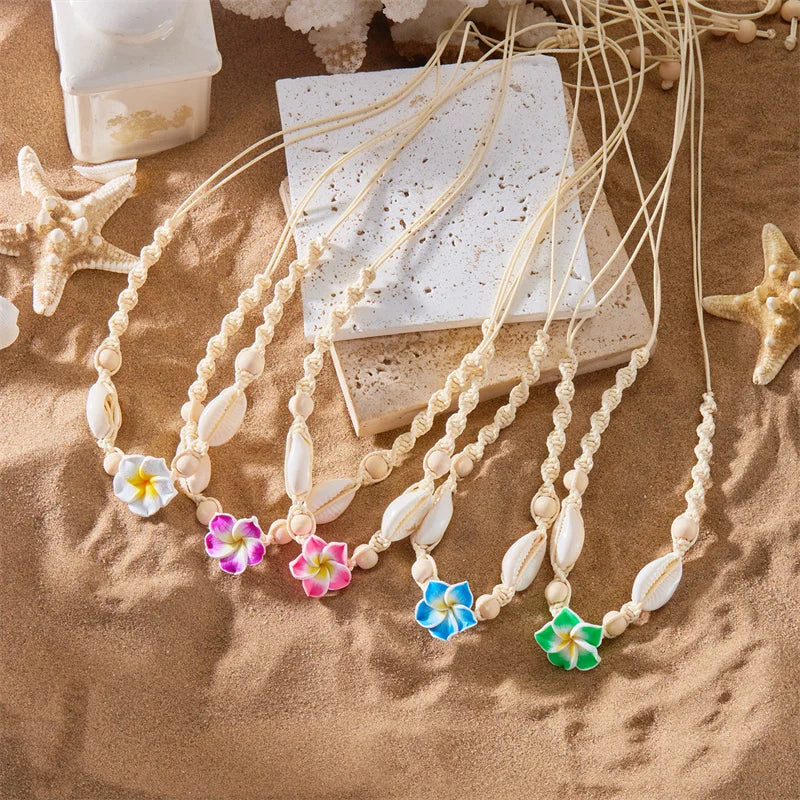 Seaflower Boho Shell Choker