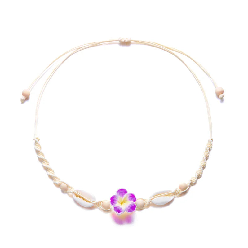 Seaflower Boho Shell Choker