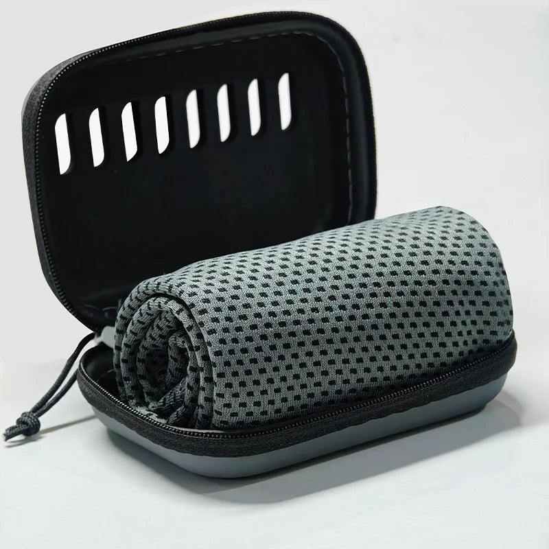Camping Cooling Towels with EVA Case