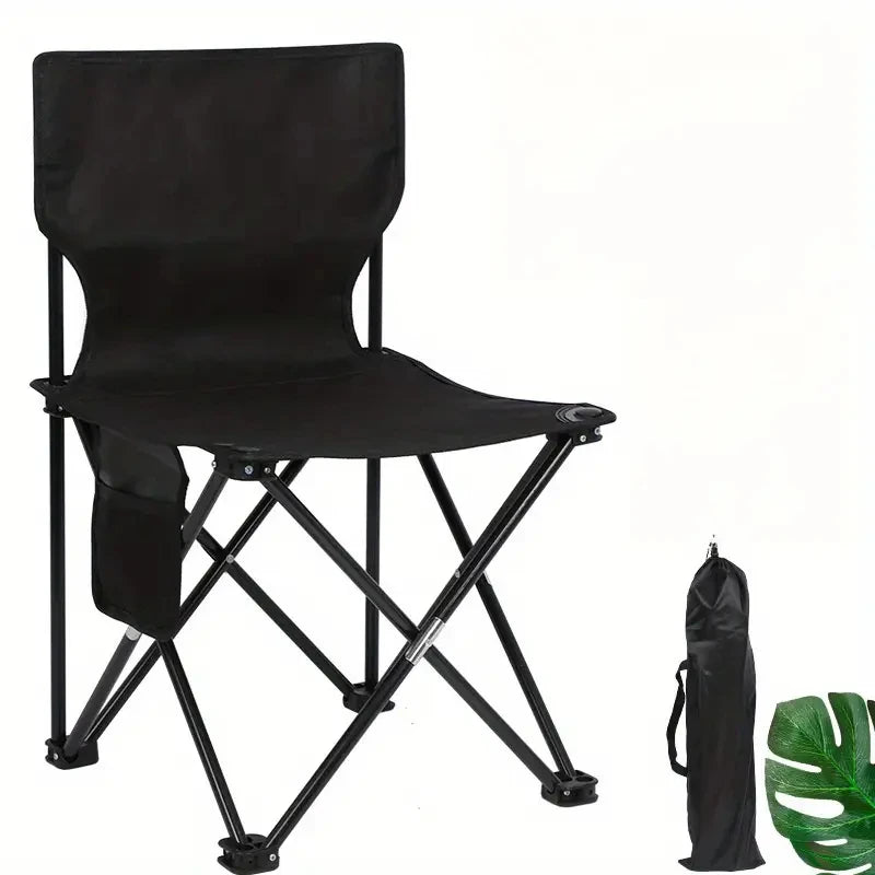 Outdoor Foldable Chair with Side Pocket