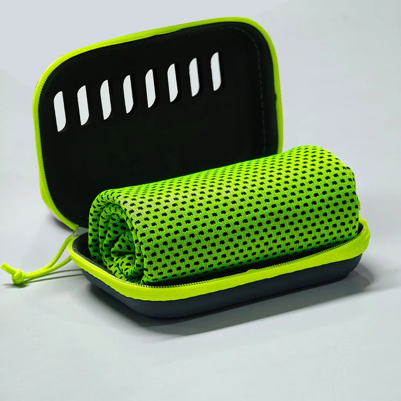 Camping Cooling Towels with EVA Case
