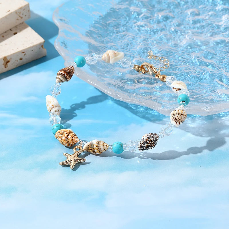 Boho Starfish Ankle