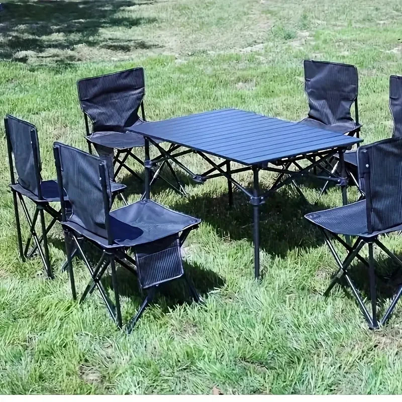Outdoor Foldable Chair with Side Pocket
