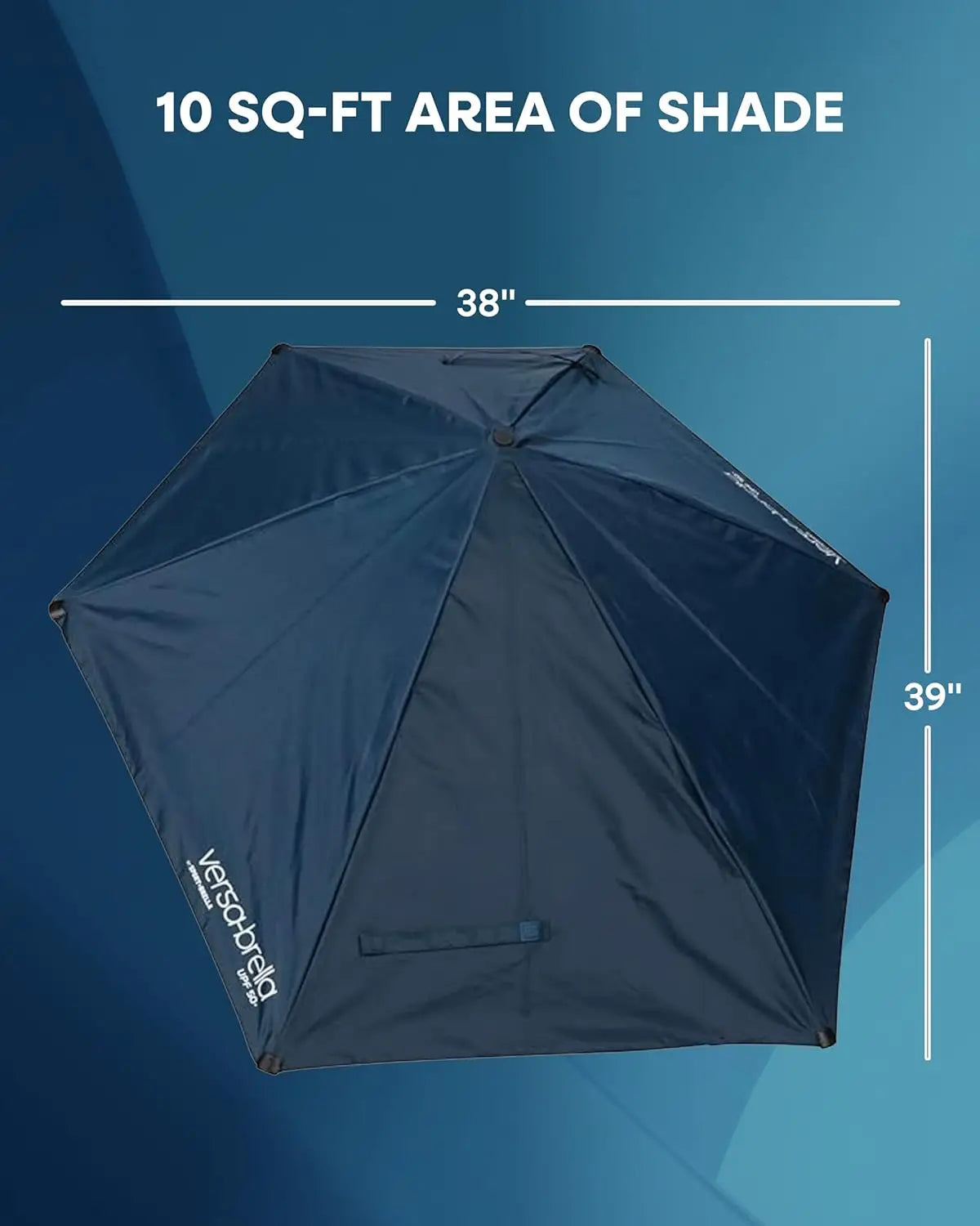 Portable Sun Shade Umbrella with Clamp – UPF 50+ | 360° Adjustable