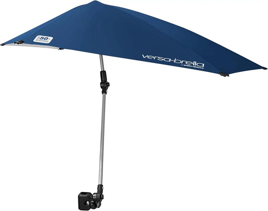 Portable Sun Shade Umbrella with Clamp – UPF 50+ | 360° Adjustable
