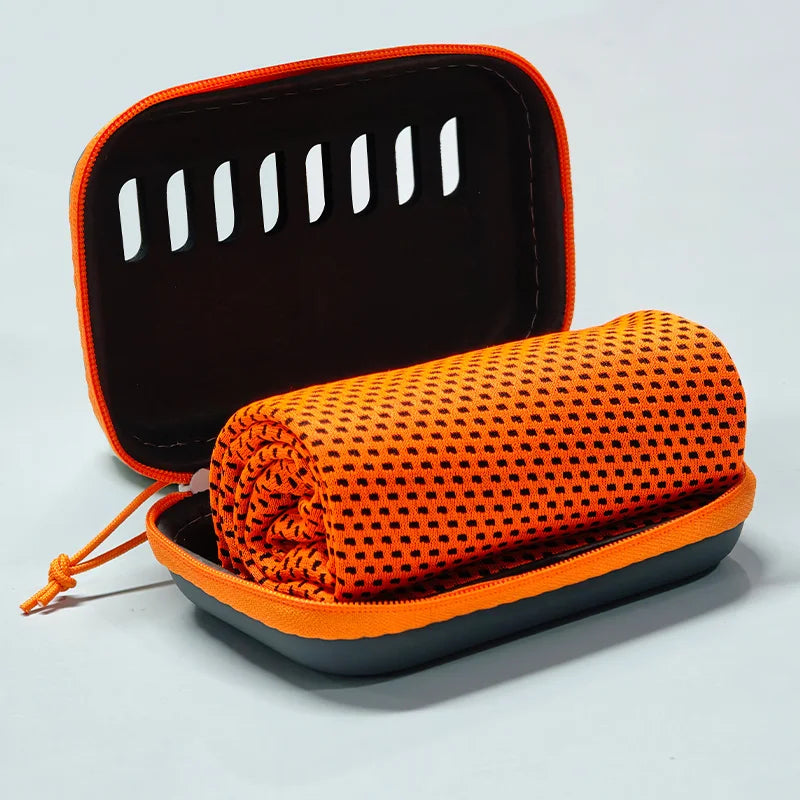 Camping Cooling Towels with EVA Case