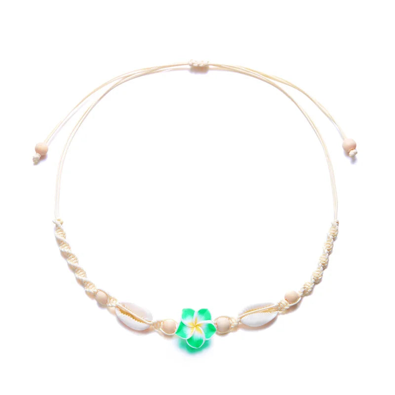 Seaflower Boho Shell Choker