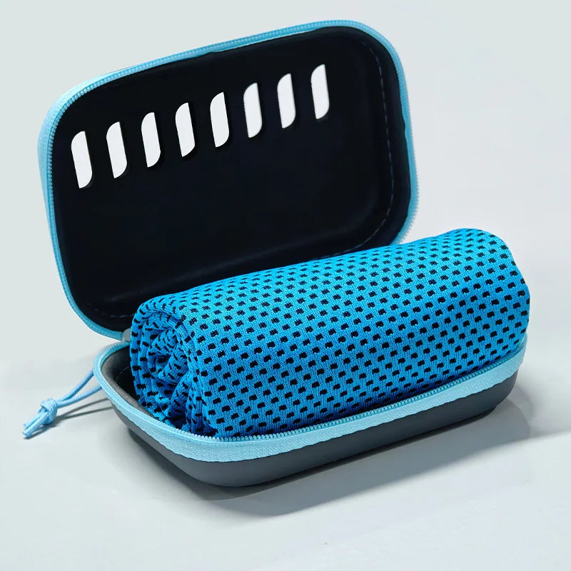Camping Cooling Towels with EVA Case