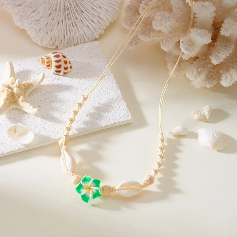 Seaflower Boho Shell Choker