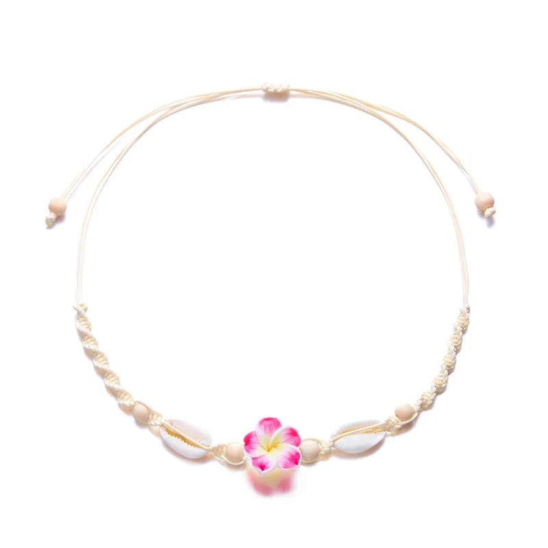 Seaflower Boho Shell Choker