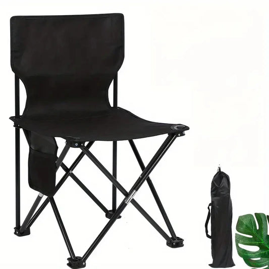 Outdoor Foldable Chair with Side Pocket