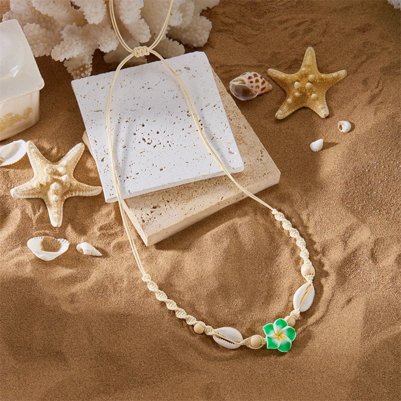 Seaflower Boho Shell Choker