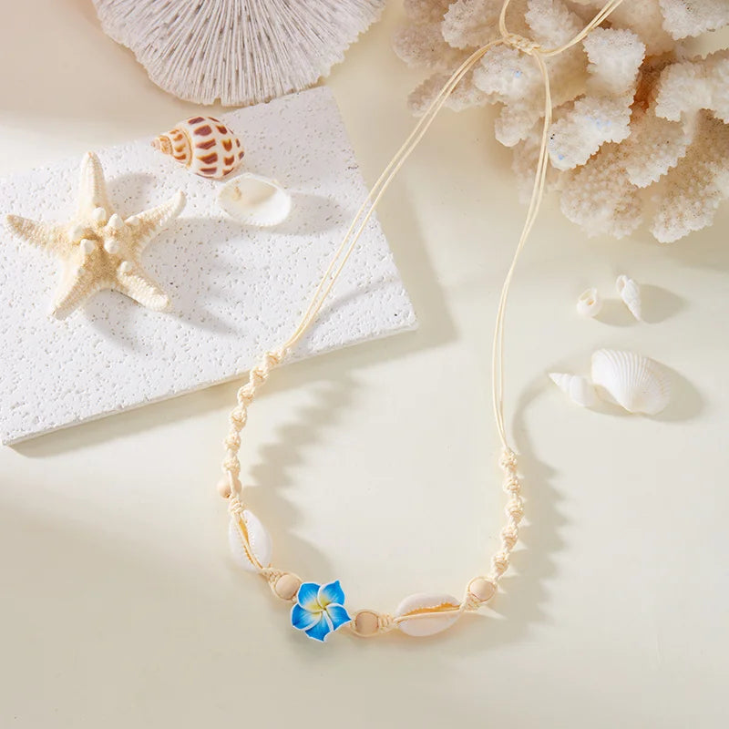 Seaflower Boho Shell Choker