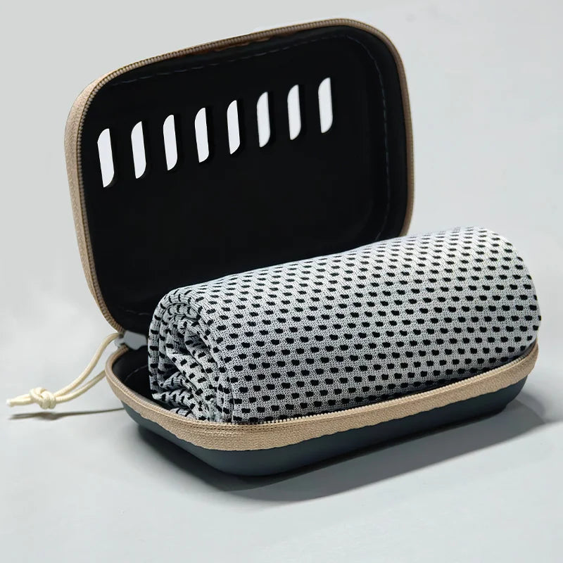Camping Cooling Towels with EVA Case