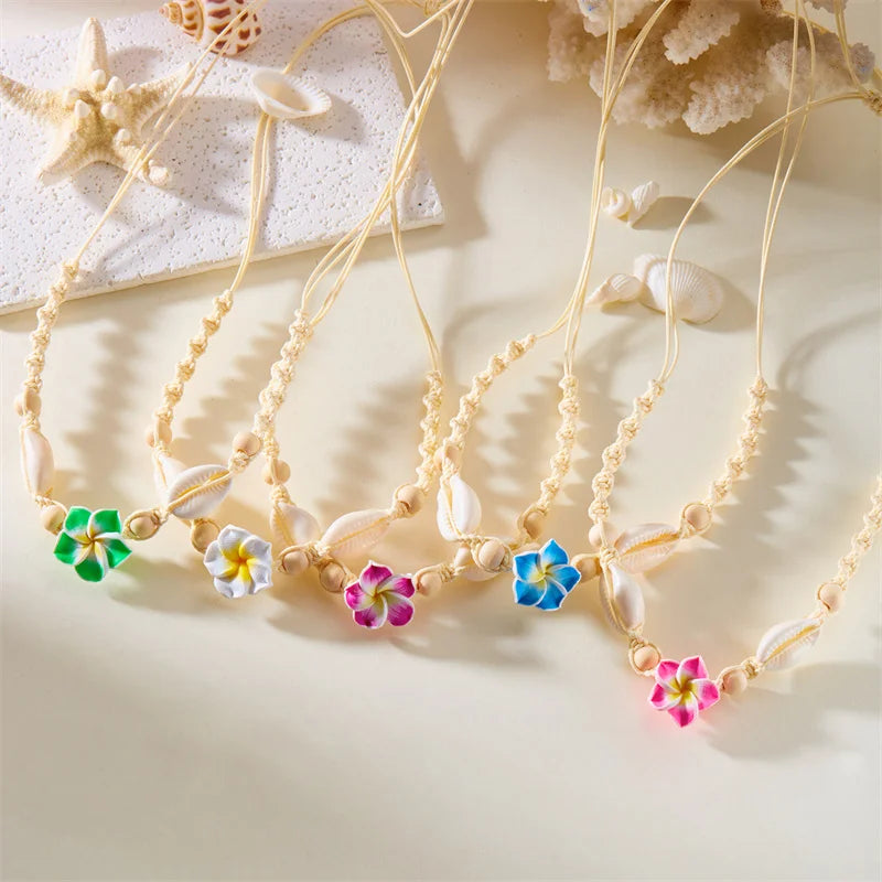 Seaflower Boho Shell Choker
