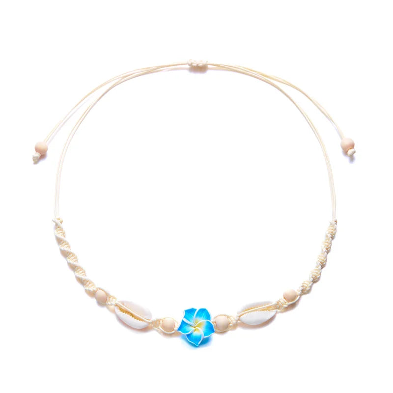 Seaflower Boho Shell Choker